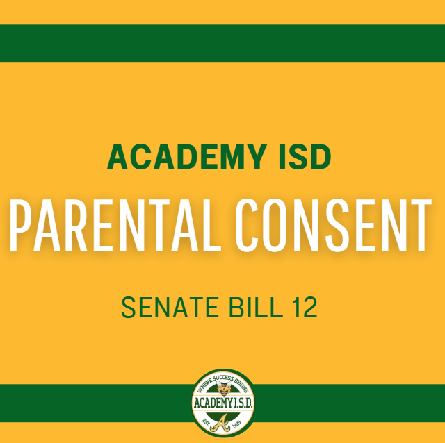  Senate Bill 12 Parental Consent